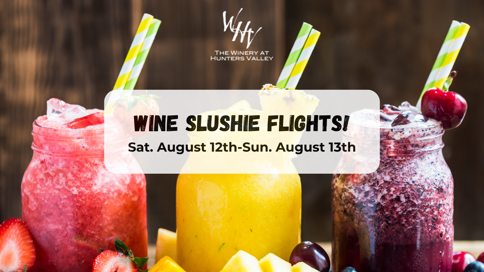 Wine Slushie Flights!