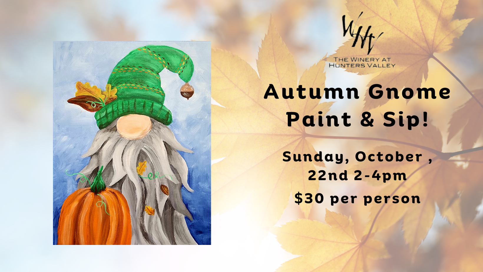 Autumn Gnome Paint & Sip!