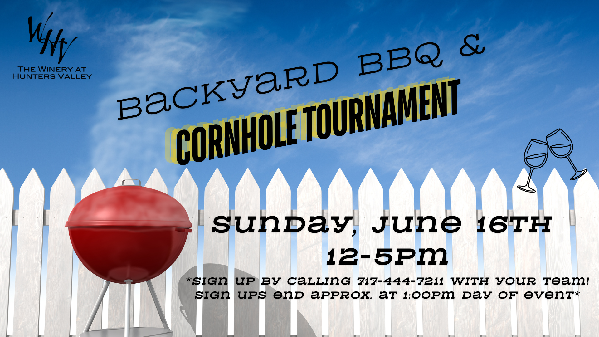 Backyard BBQ & Cornhole Tournament!